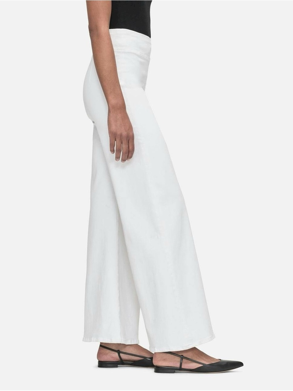 Frame Denim White High-Rise Wide-Leg Pants Size 0 (waist 22 - 24”) NWT - Picture 2 of 6